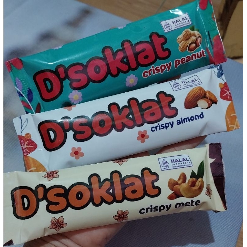 

coklat krispy mete/isian mete
