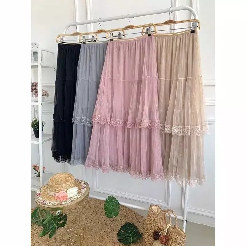 Rok Tutu Susun | Rok Tutu tingkat | Rok Tutu 2 Layer | Rok Tutu 4 Lapis Import Premium List Gold