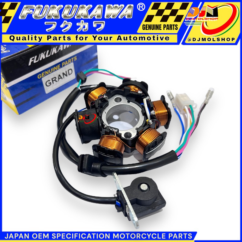 Spull Assy Plus Pulser Pengapian Cdi Astrea Grand Original Fukukawa