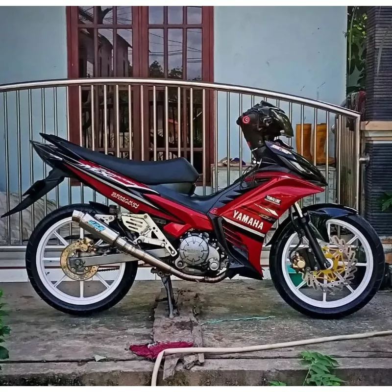 Striping standar Ori motor Yamaha  New Jupiter MX GP Merah | STRIPING ORIGINAL MX GP MERAH | STICKER