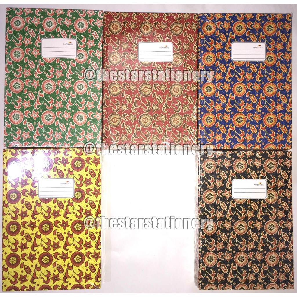 

(1 Biji) Paperline Buku Hard Cover Folio 50 ( Uk. 31 x 21 cm ) Isi 50 Lembar