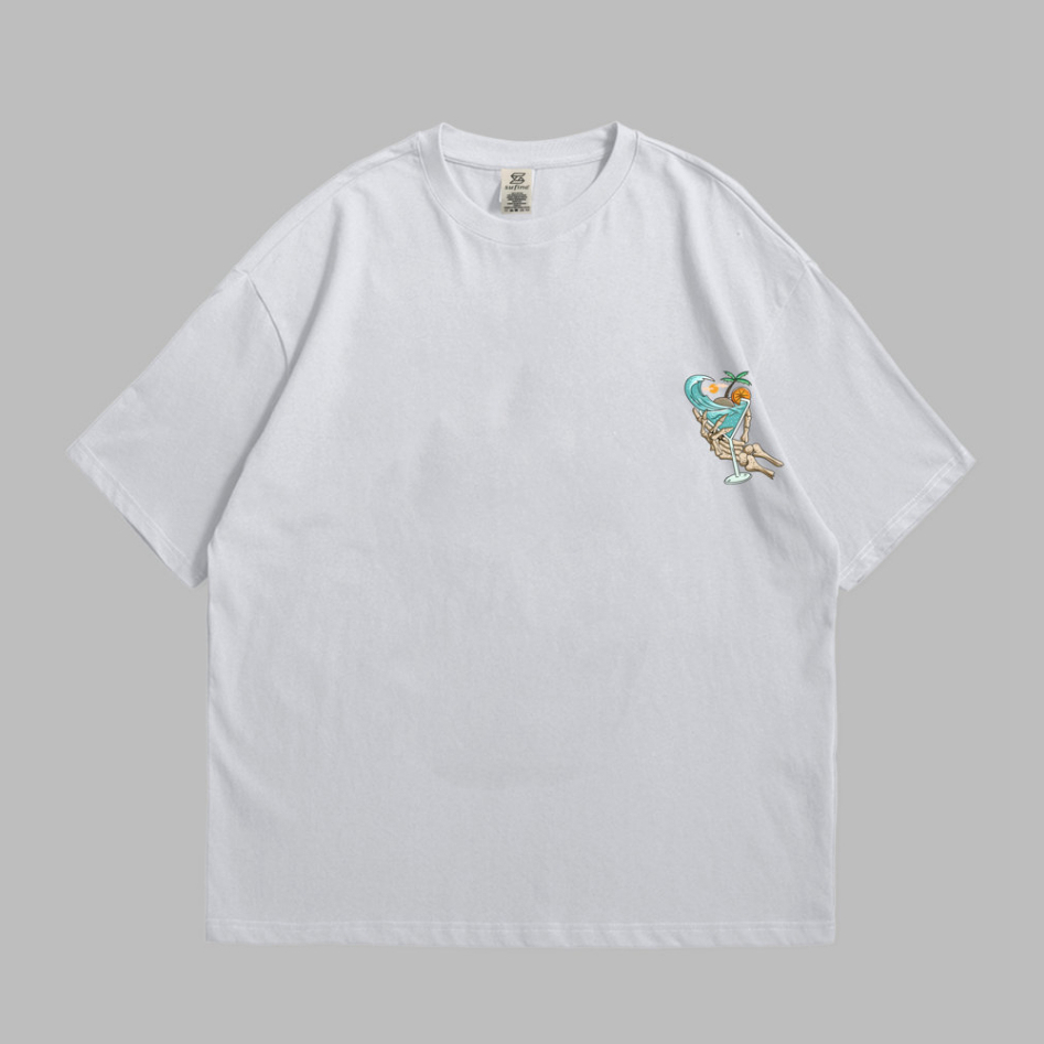 Sufine Cotton Oversized Tshirt Beach 11- Kaos Oversized