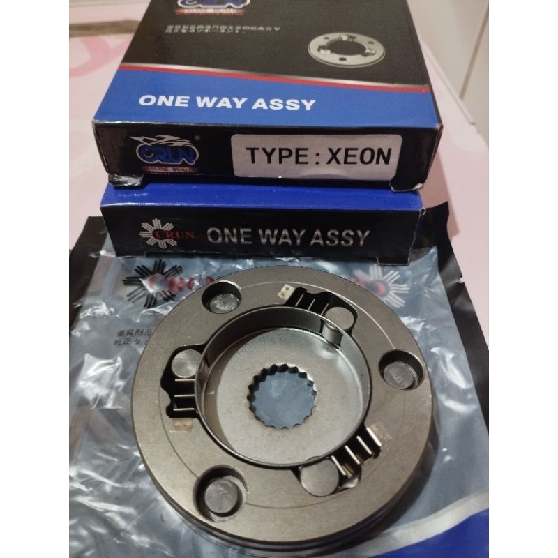 CRUN ONE WAY ASSY XEON 44D /XEON RC /XEON GT 125 /RUMAH PELOR STATER ONEWAY ASSY ORIGINAL