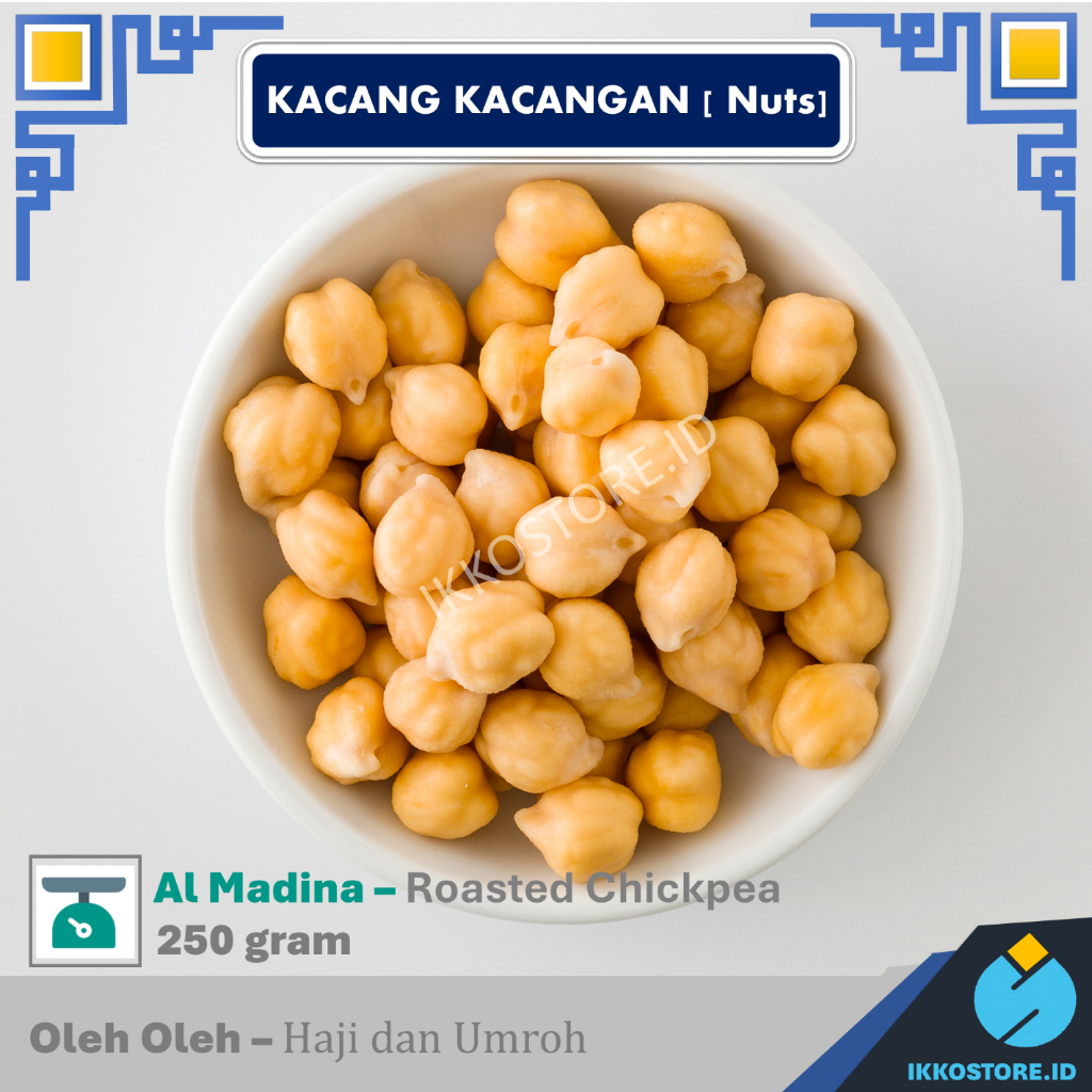 

Kacang Arab Keju / Kacang Humus 250gr Oleh" Haji & Umroh