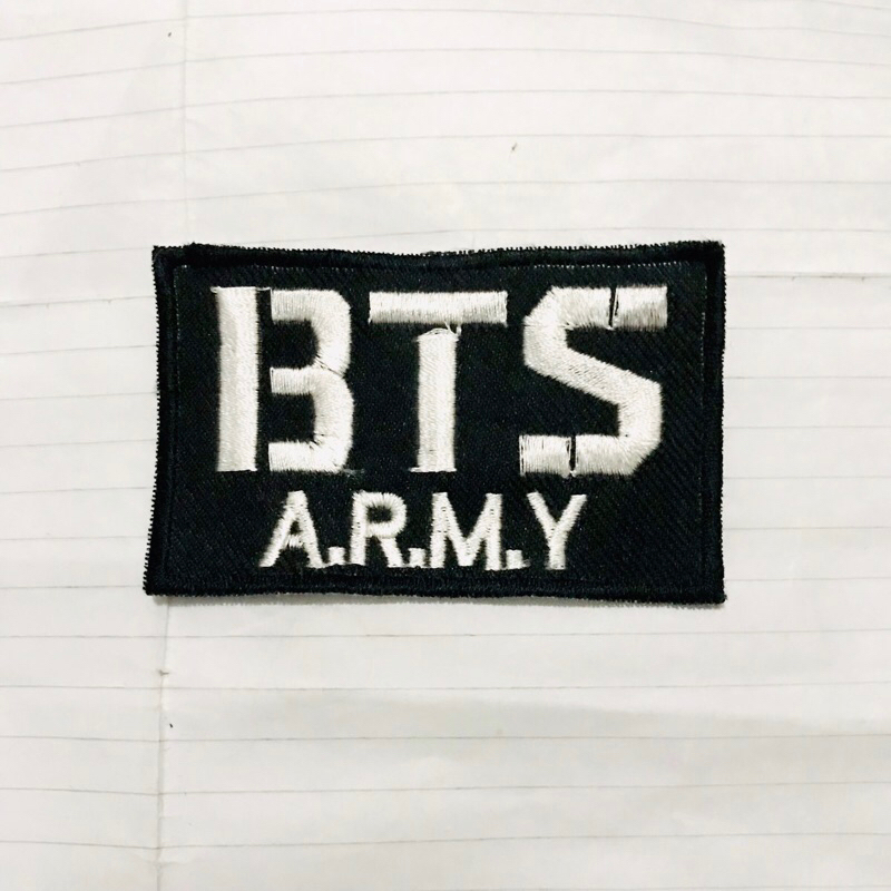 Patch Bordir bts Army Kotak