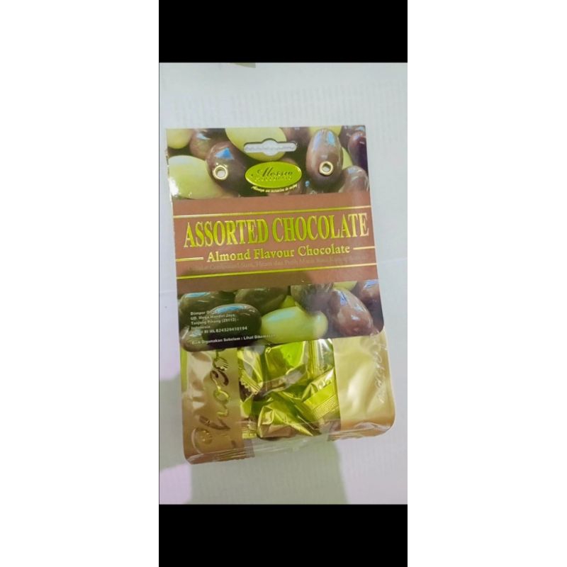 

alsssio almond assorted 75gr coklat asli malaysia food import