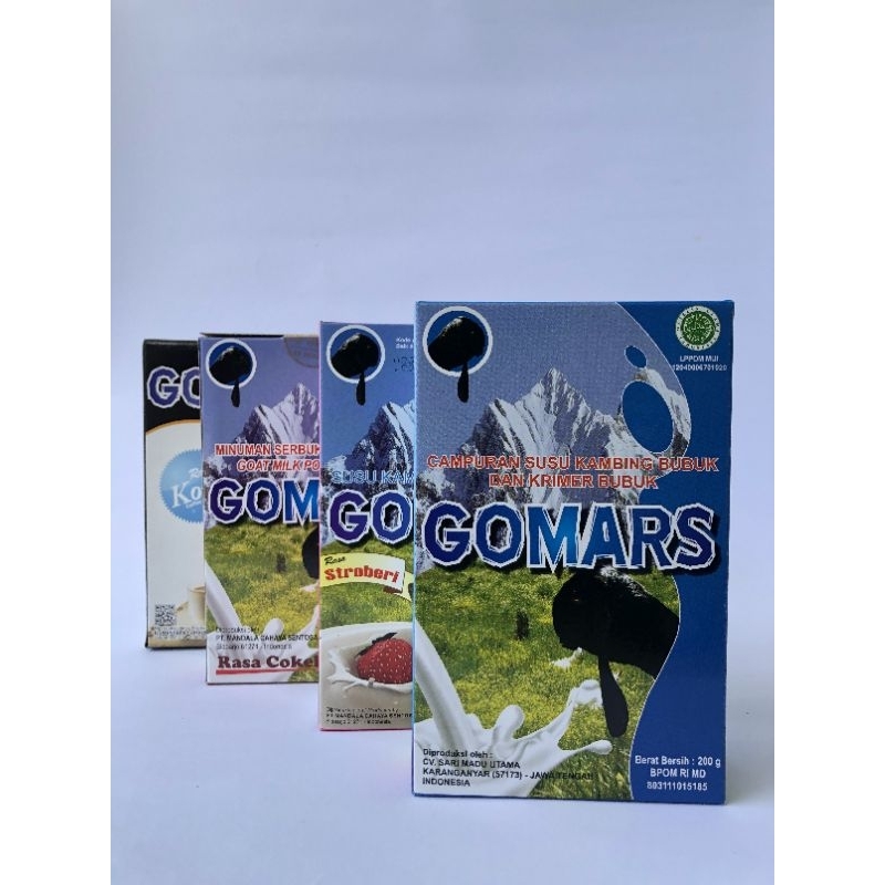 

Susu kambing Merk Gomras paket 5 box