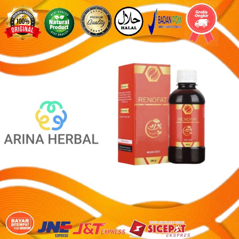 Madu Diet Renofat Herbal Penurun Berat Badan Pelangsing Alami