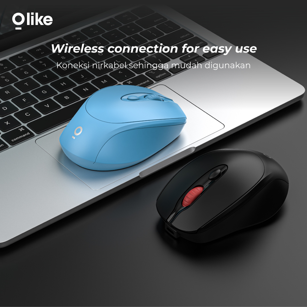 TERMURAH Olike Mouse Wireless M3 M4 2.4GHz Optical