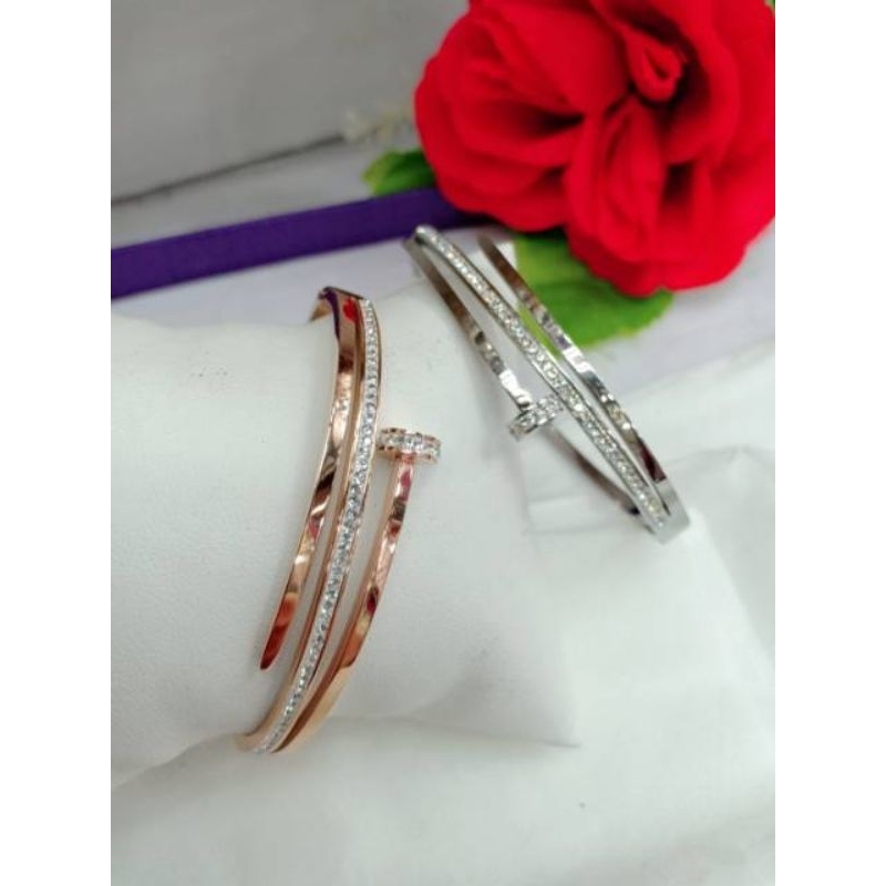Gelang Paku Wanita Gelang Paku Titanium Gelang Fashion wanita
