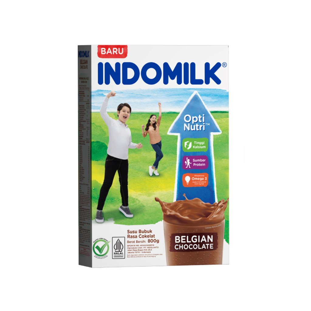 

Indomilk Optinutri Susu Bubuk Coklat 800Gr Susu Bubuk Dengan Omega-3