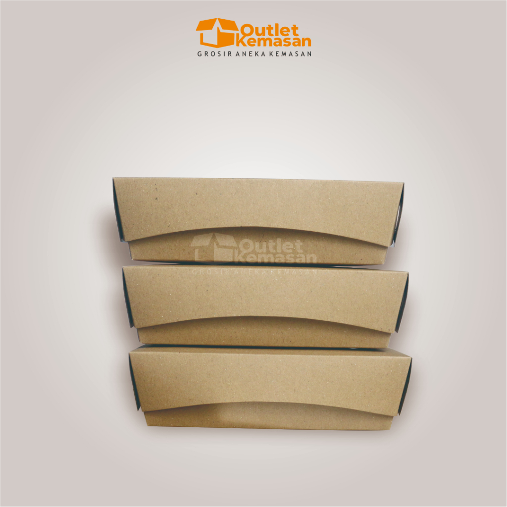 [Min Order 25 Pcs] Lunch Box M | Lunch Box Paper | Lunch Box Kraft | Paper Lunch Box | Lunch Box Cok