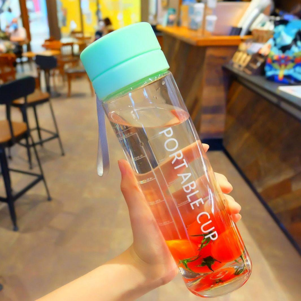 Botol Minuman Portable Cup 600 & 800 ML High Quality-800ML HIJAU