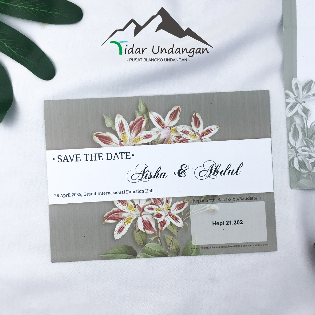 Blangko Undangan Pernikahan Hepi 21.302 Harga Murah