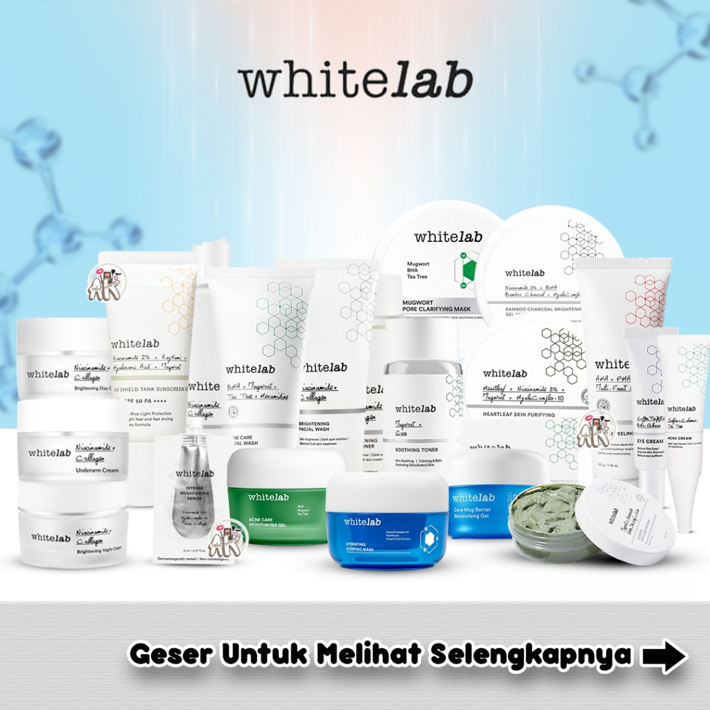 WHITELAB SKINCARE SERIES ( SERUM / SUNSCREEN / SABUN / CREAM / MASK )