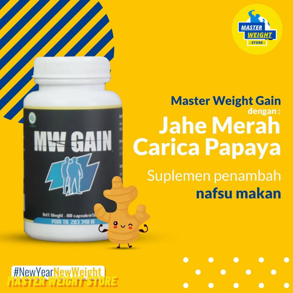 Mw Gain suplemen penggemuk badan ampuh