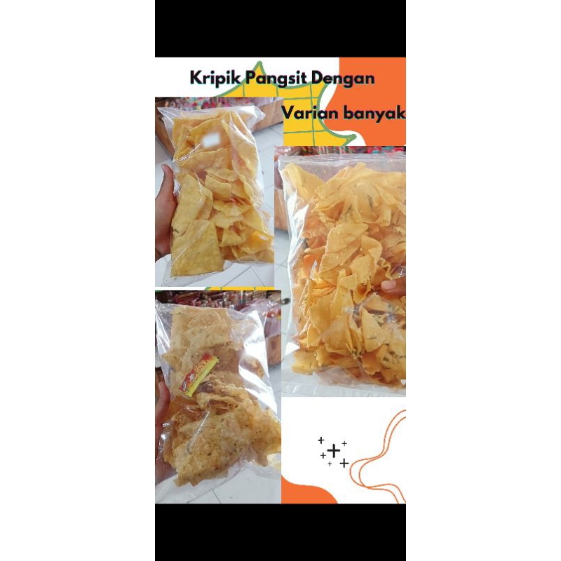 

KRIPIK PANGSIT GURIH DENGAN BANYAK VARIAN RASA, RASA ORIGINAL, DAUN JERUK, BAWANG 250g