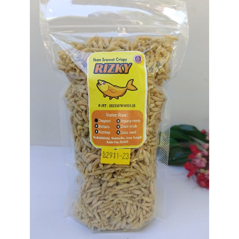 

ikan sruwet crispy rizky kemasan 150 gram