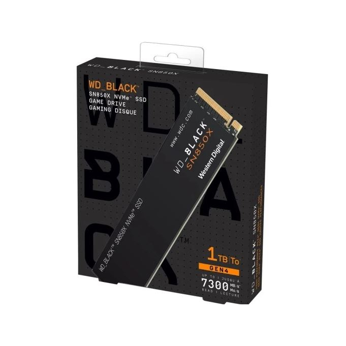 WD BLACK SN850X NVMe SSD 1TB Gen4