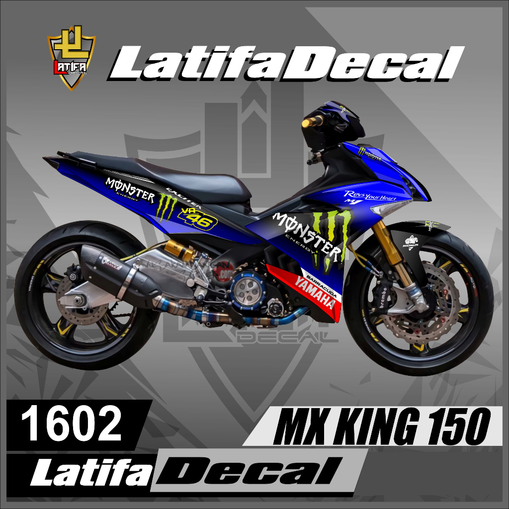 Decal Mx King 150 Full Body - Dekal Mx King 150 Full Body - Stiker Mx King 150 Full Body Variasi - S