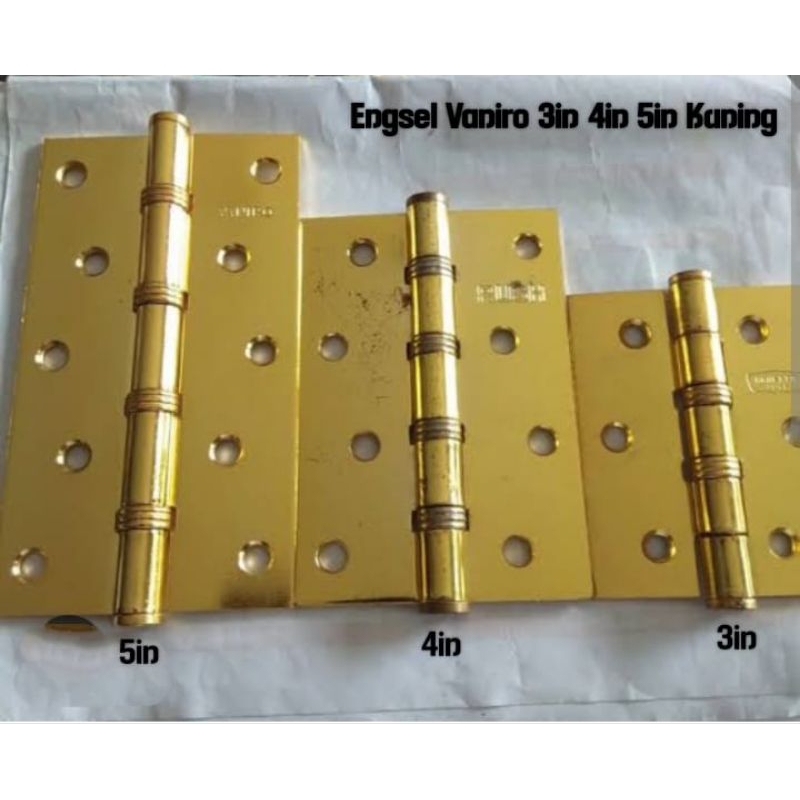 Engsel pintu jendela Vaniro 5inch Kuning
