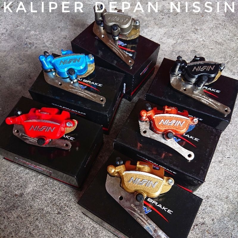 Kaliper Nissin Samurai Brake 2 Piston Vario 110 125 150 160 Beat Street Scoopy Spacy Genio CAKRAM 19