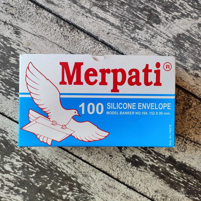 

1 PACK AMPLOP MERPATI BIRU 104 TANGGUNG + LEM 152x90mm