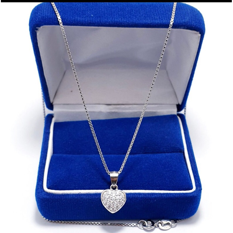 Kalung liontin love kalung cewek kalung wanita perak 925