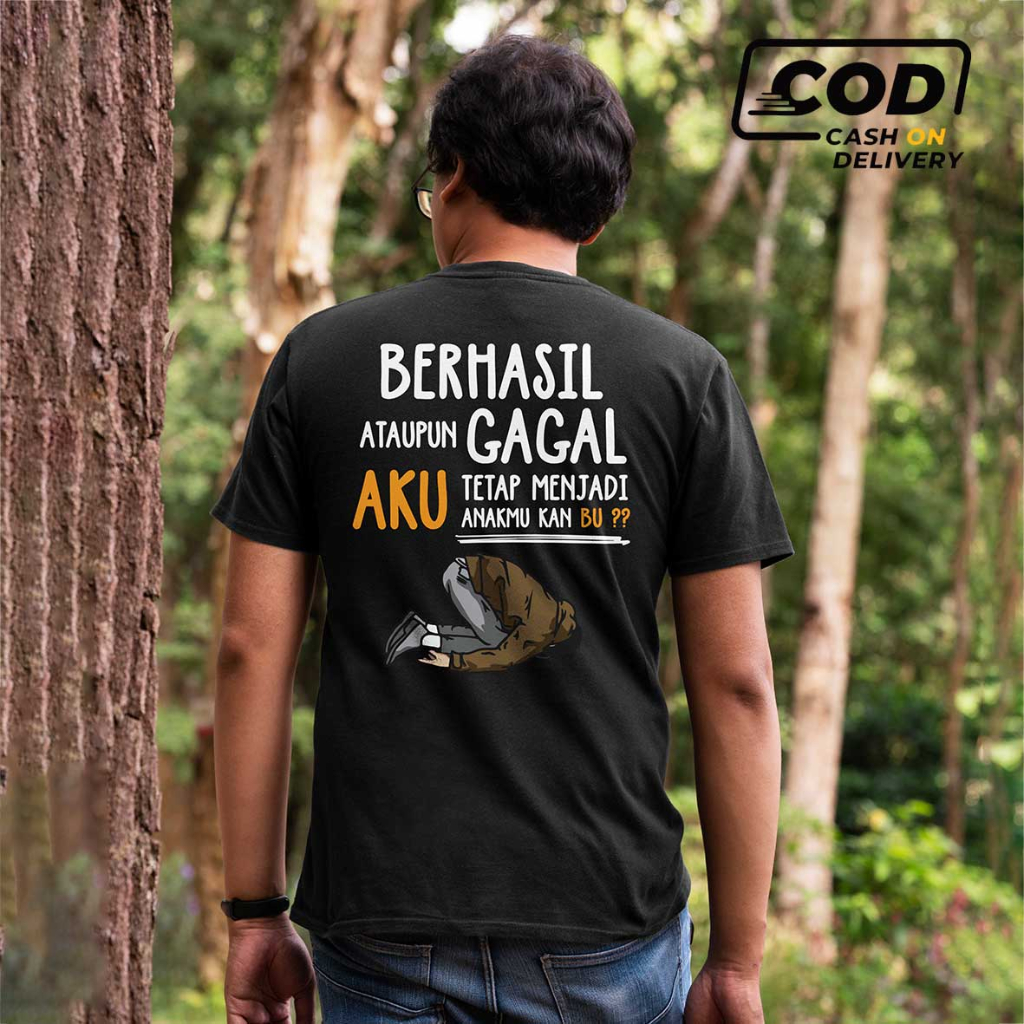 Kaos Kata Berhasil Atau Gagal