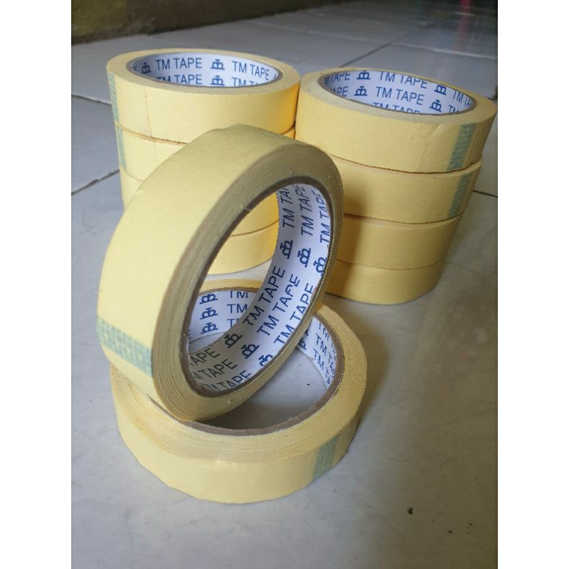 

Solasi Kertas Masking Tape Lakban kertas Murah 23mm×25m