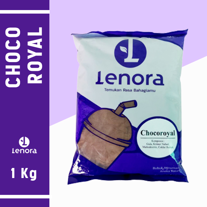 

LENORA Bubuk Minuman Chocoroyal / Serbuk Minuman / Powder Drink Rasa Choco Royal Kemasan 1 kg