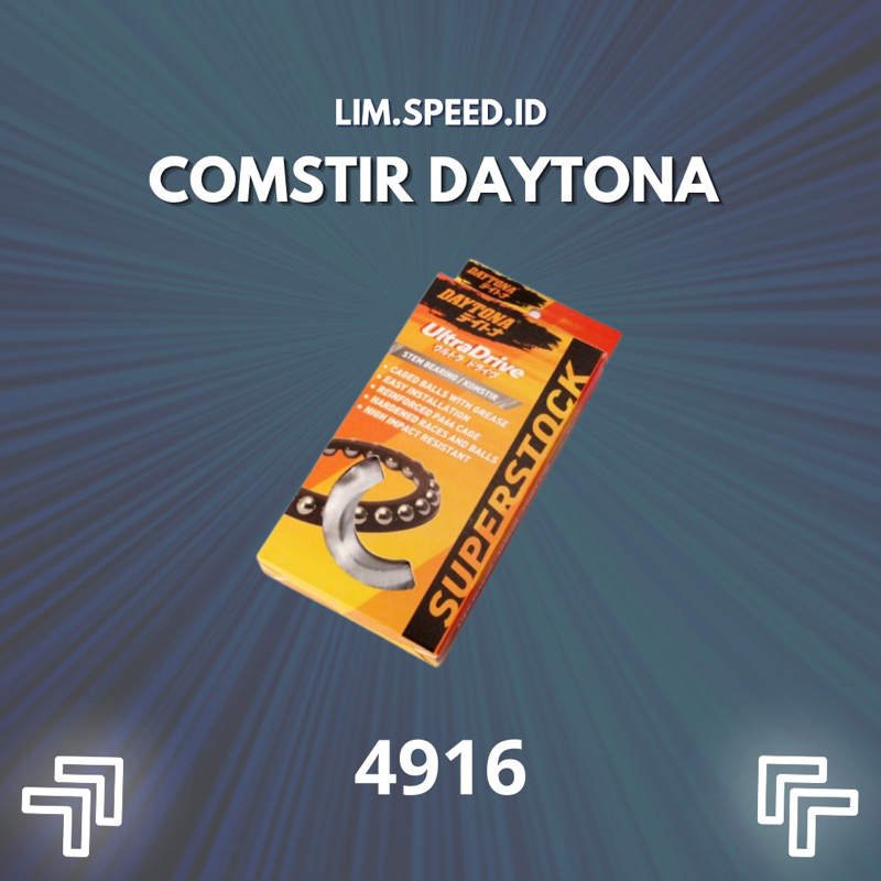 Daytona Komstir Comstir Stem Bearing Super Stock 100% Original Mio J Soul GT Aerox 155 (21 up) Mio F