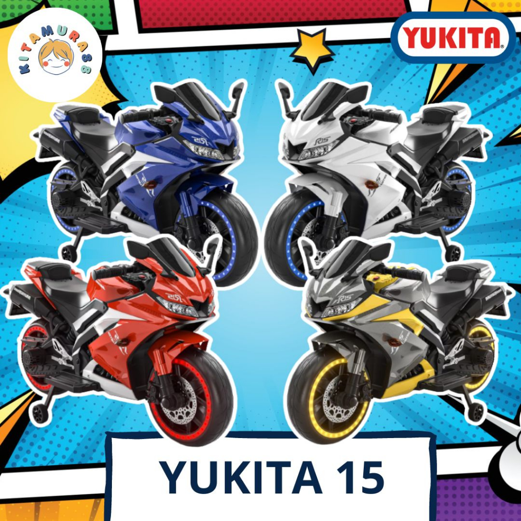 Mainan Motor Aki Anak Yukita R15 Motor Sport