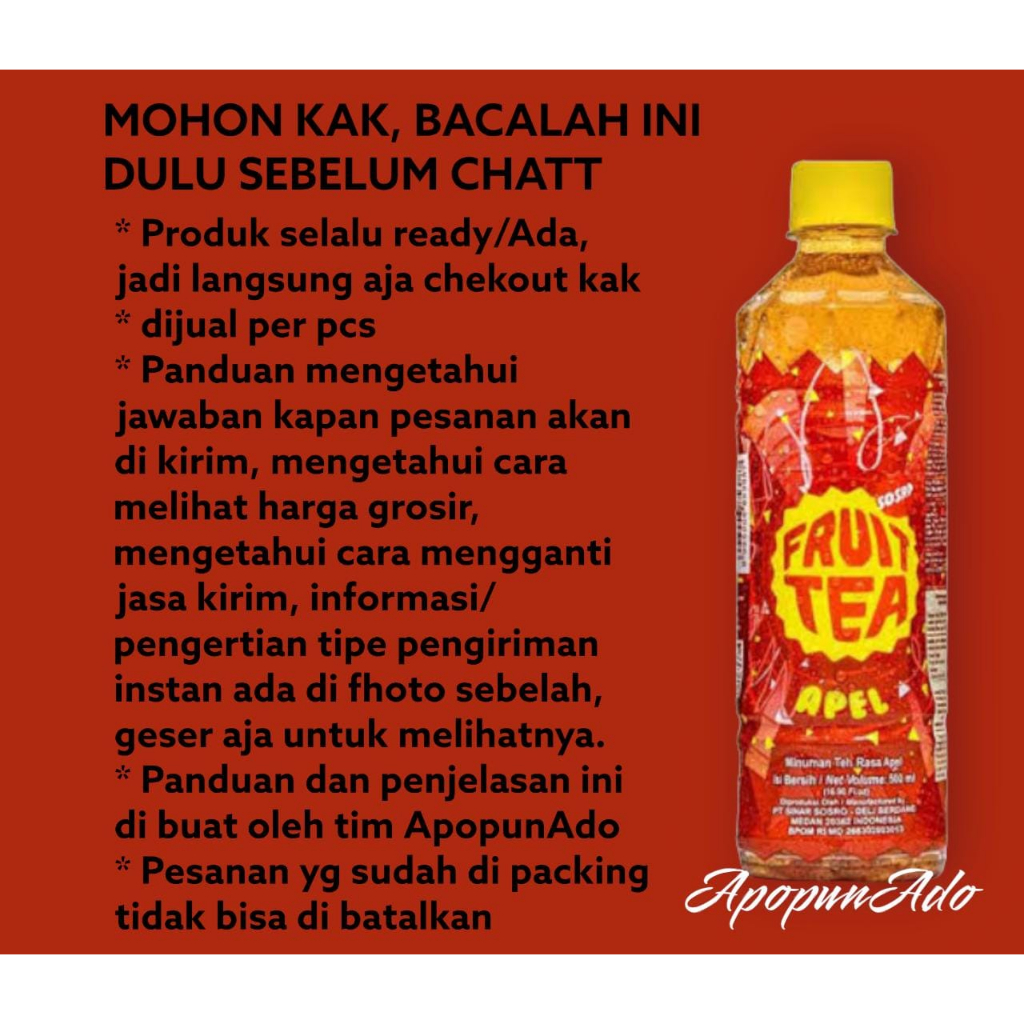 

Fruit Tea Apel 350 mL