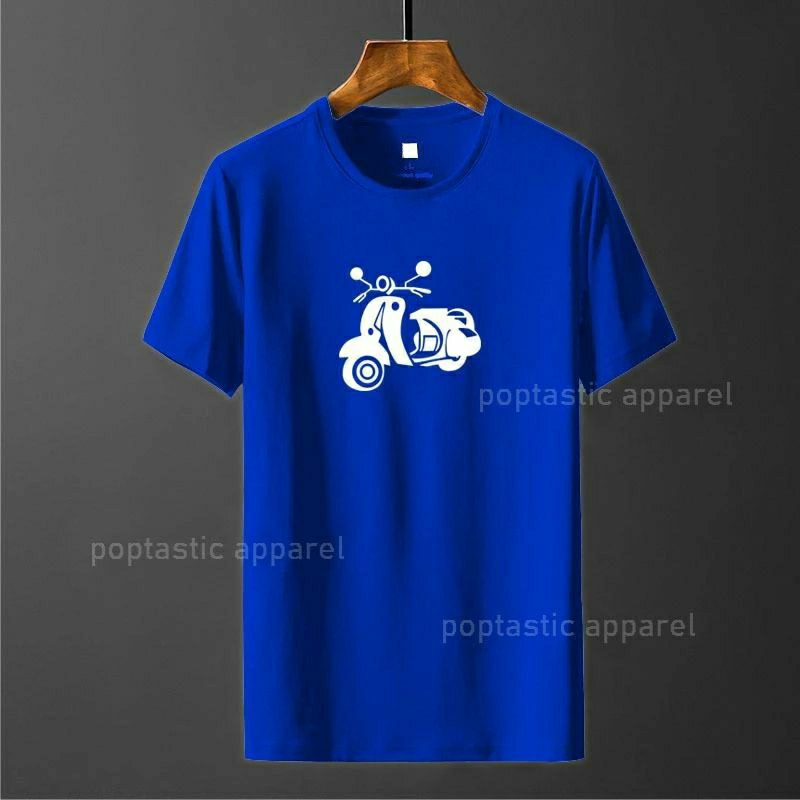 KODE A.. KAOS OBLONG SABLON DIGITAL VESPA PRIA WANITA JUMBO