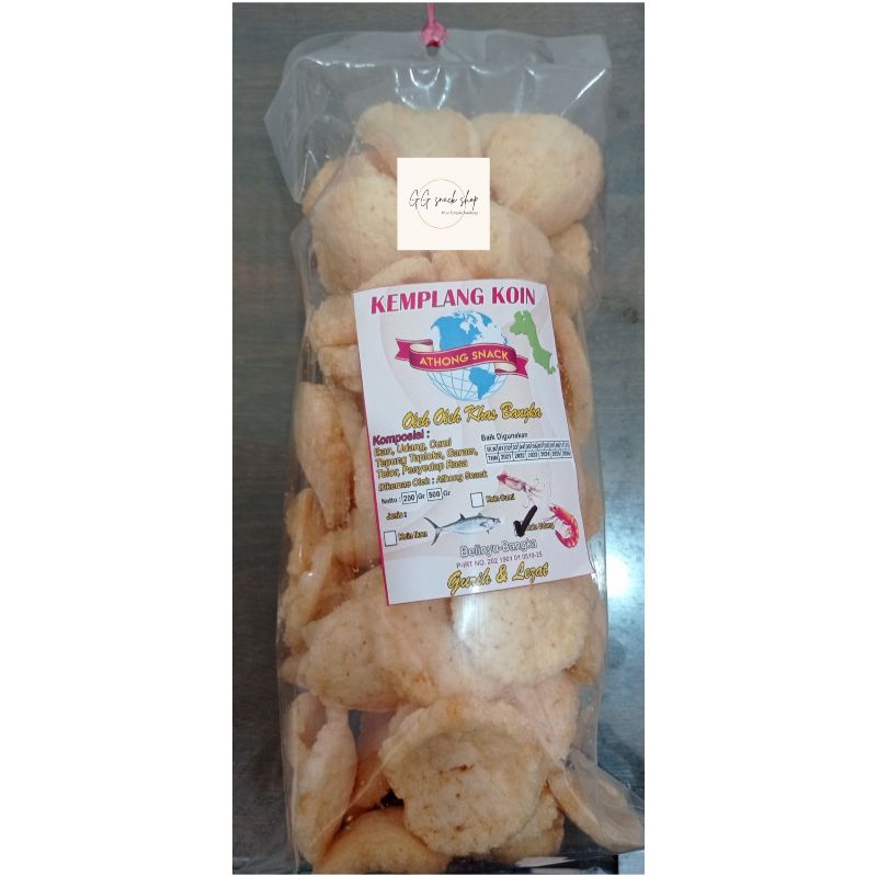 

kemplang koin udang goreng