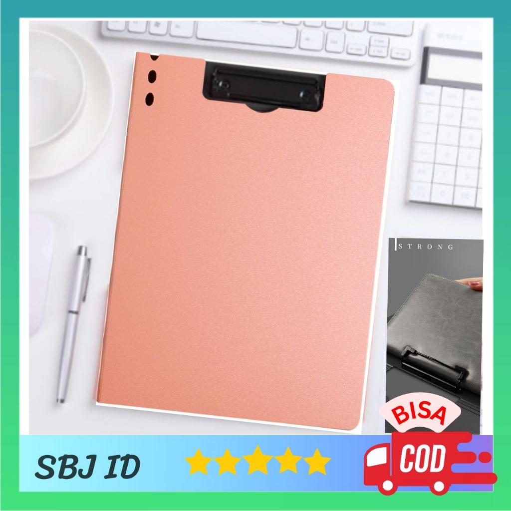 

Map jepit - Papan Folder Vertikal - Papan Ujian A4, Clipboard Office Penyimpan Dokumen A4 - tipe JEPIT VERTICAL