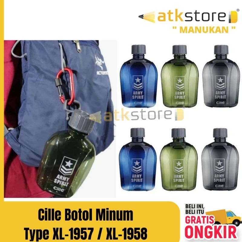 Cille Botol Minum 650ml / 950ml || Cille Sport Drink Bottle