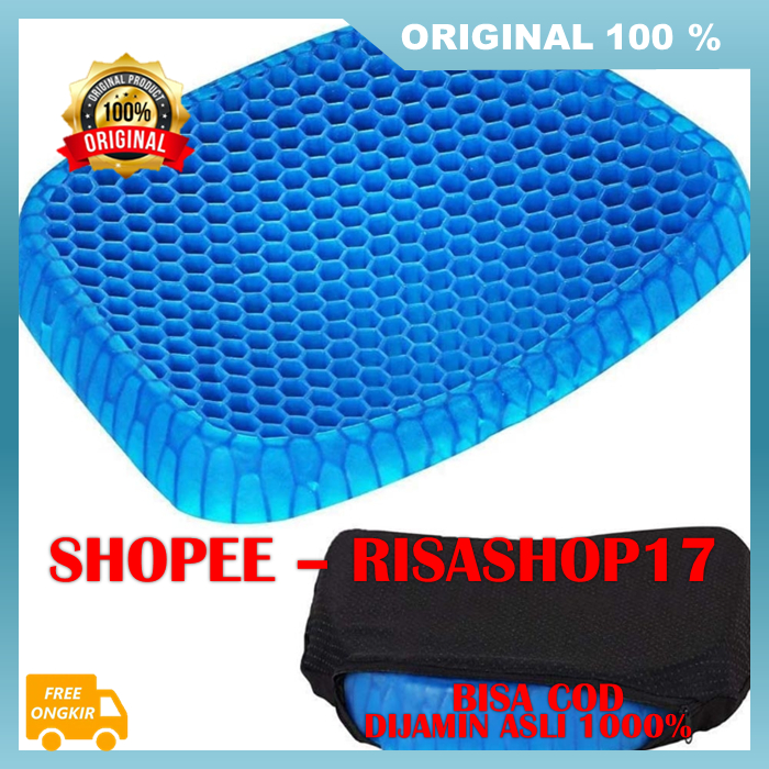 Bantal Silicon Bantal Alas Duduk Bantalan Jok Kursi 100% ASLI