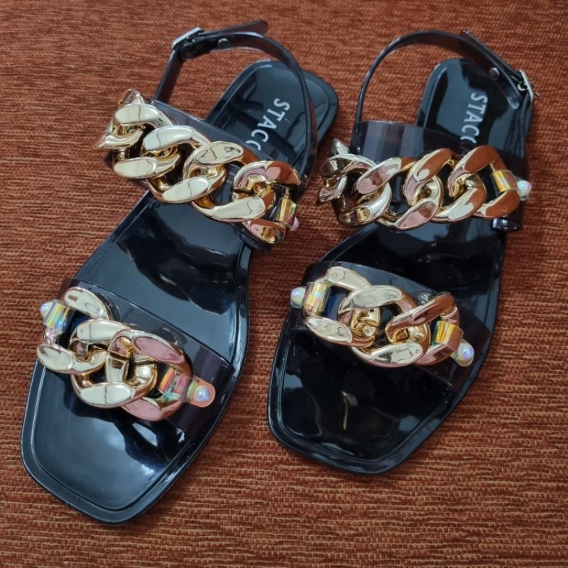 Staccato Jelly Flat | Authentic New | Sandal Wanita