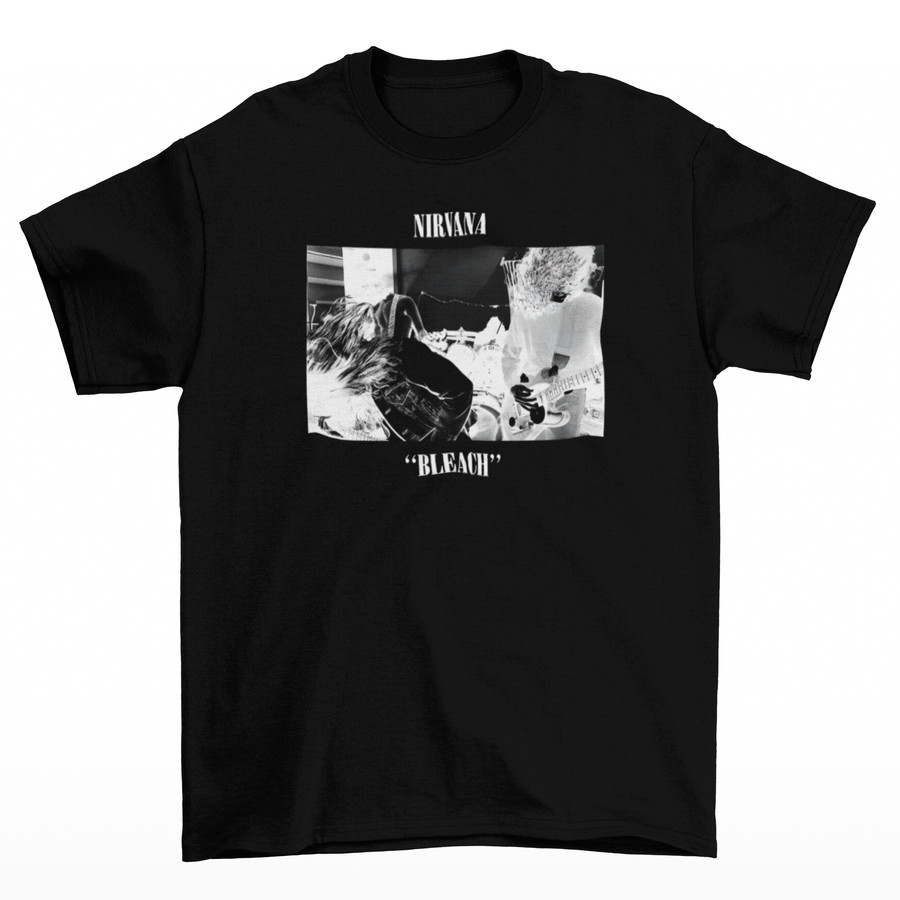 Tomoinc T-Shirt Kaos Band Nirvana - Bleach 2
