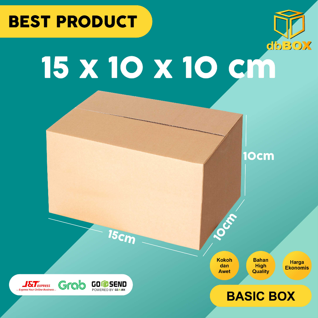

(10Pcs) BOX KARDUS 15x10x10 cm DUS PACKING
