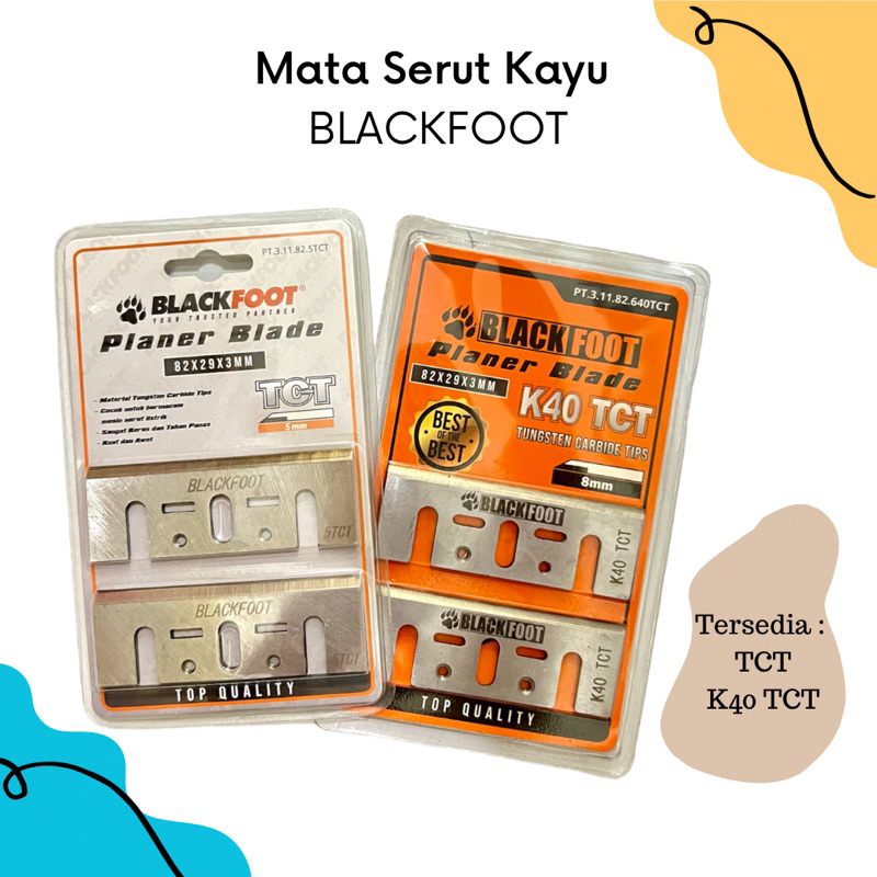 Blackfoot Planer Blade TCT 5mm | Blackfoot Planer Blade K40 TCT 8mm | Blackfoot Mata Serut Kayu TCT 