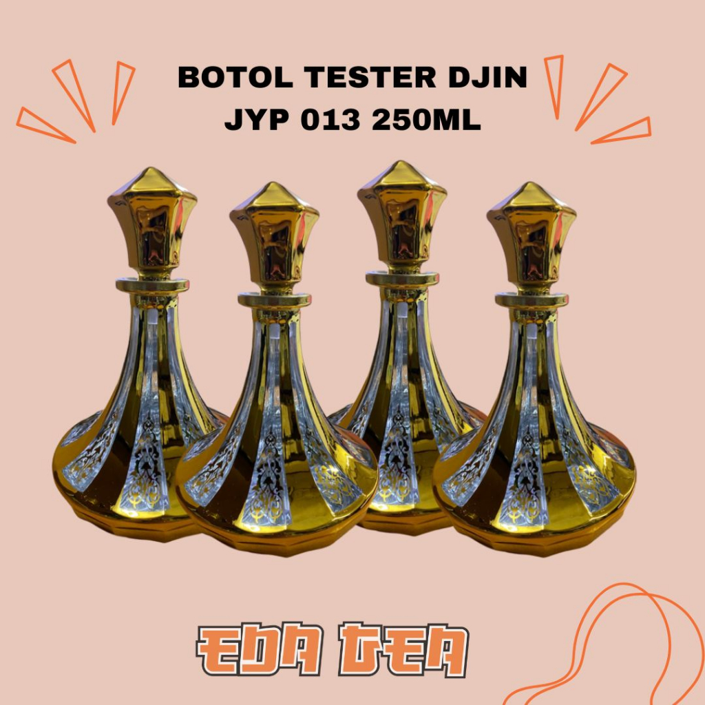 BOTOL TESTER DJIN JYP 015 250ML | PERPCS | HARAP CO EXTRA BUBBLE WRAP