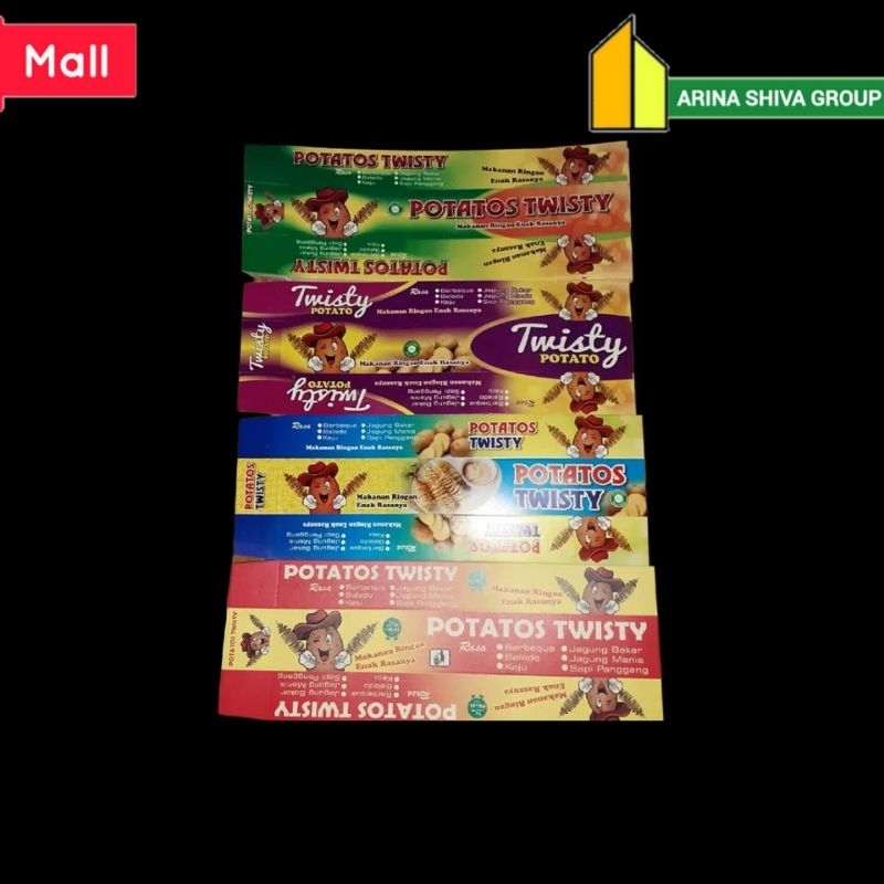 

100 LEMBAR KERTAS KENTANG ULIR BAHAN IVORY FOIL UKURAN 35 × 13 CM | KOTAK KENTANG SPIRAL | BOX KENTANG TORNADO MURAH | DUS KENTANG ULIR/SPIRAL HIGH QUALITY | CENTRAL JAYA ABADI | ARINA SHIVA GROUP 4268