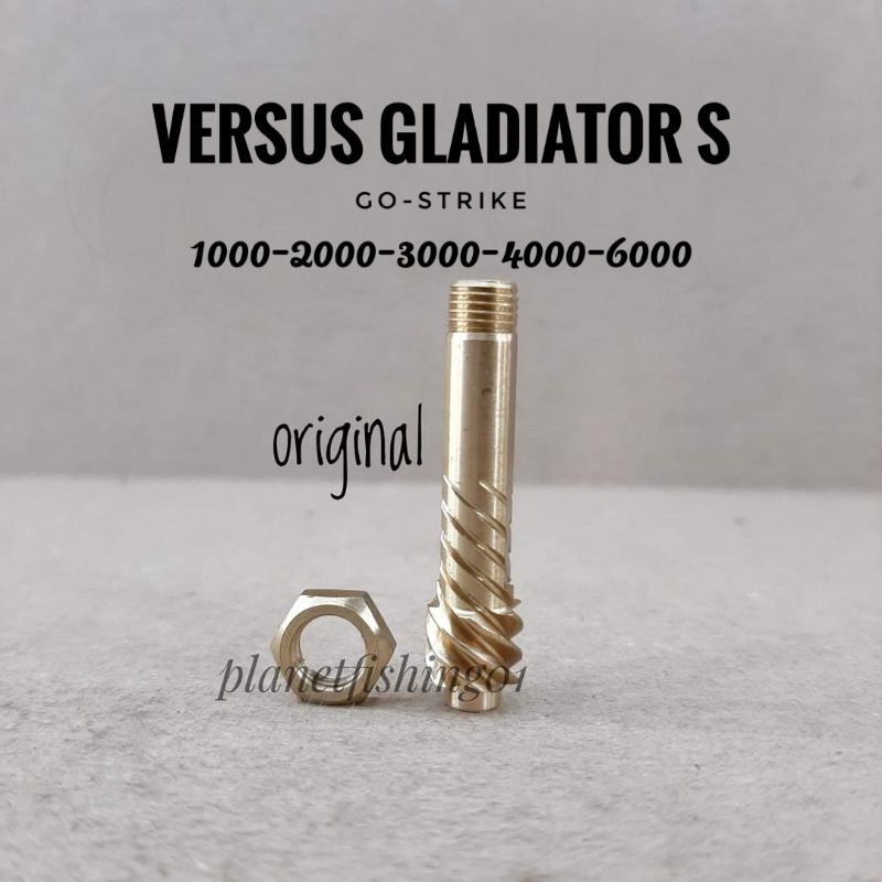 pinion gear versus gladiator s / gear nanas versus gladiator / reel versus gladiator s / versus glad