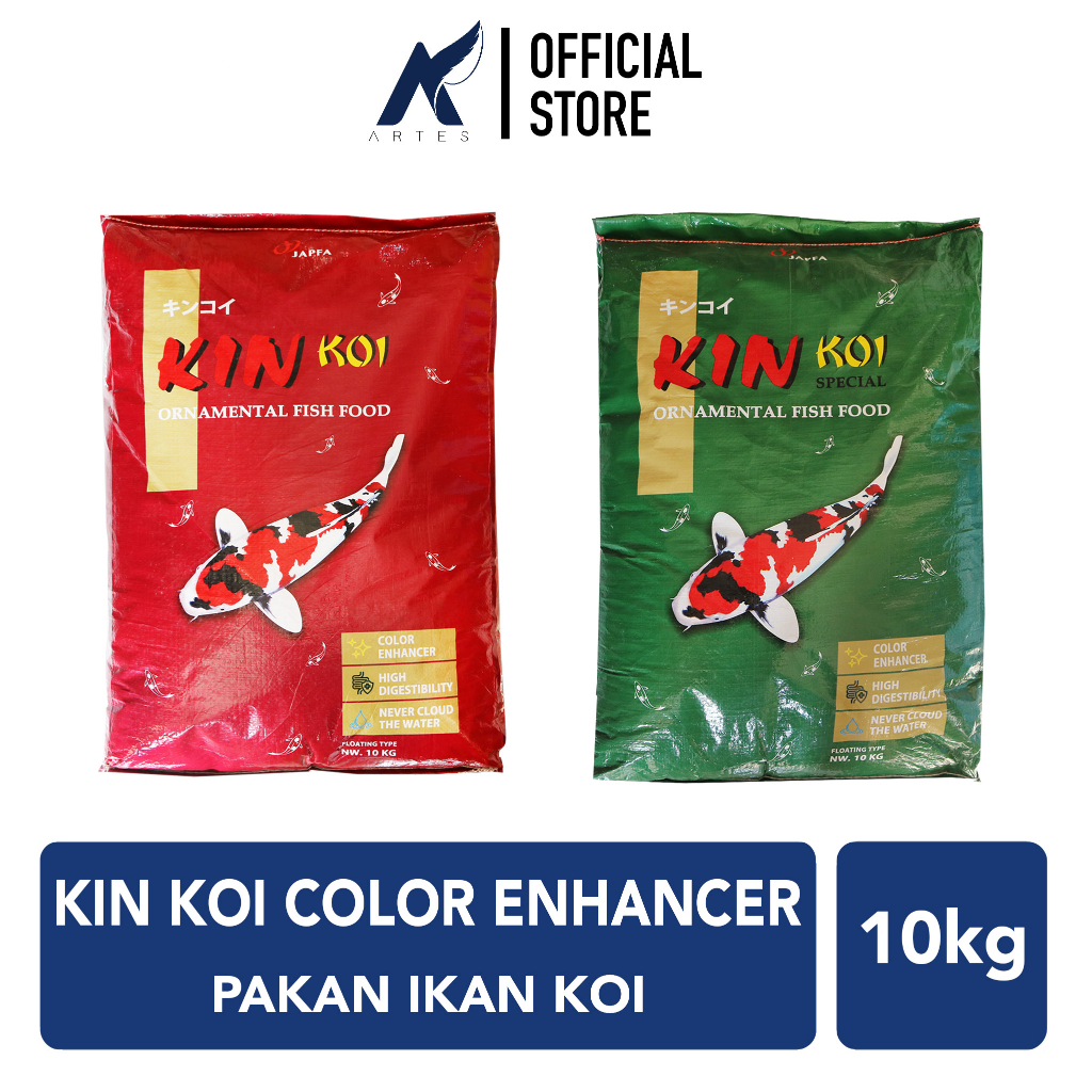 KIN KOI COLOR ENHANCER FLOATING Pakan-Makanan-Pelet-Pellet Ikan Hias Koi-Koki-Mas-dll Fish Food-Fish