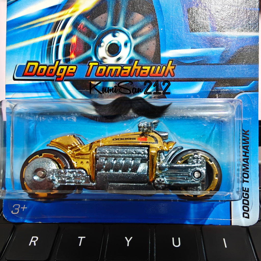 Hot Wheels Motor Dodge Tomahawk Gold Emas Silver Chrome Hotwheels