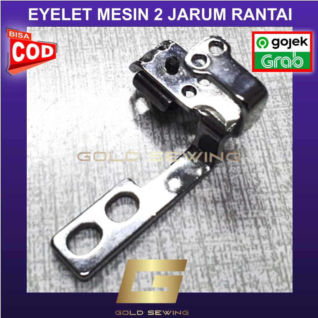 Jalan Jalur Benang Eyelet Mesin Jahit Rantai Jarum 2 - GOLD
