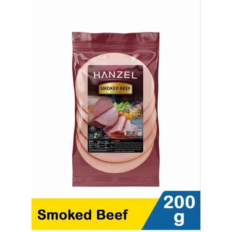 

hanzel smoked beef daging sapi asap premium 200gr